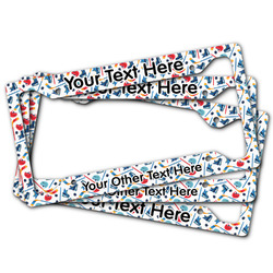 Hockey 2 License Plate Frame (Personalized)