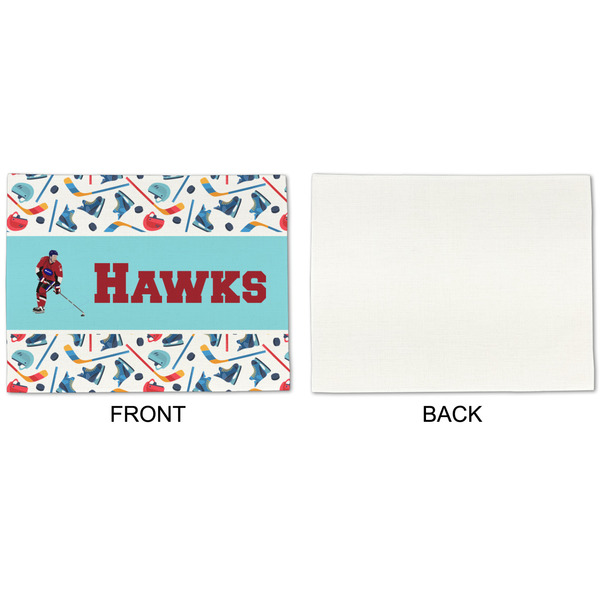 Hockey 2 Linen Placemat - APPROVAL Single (single sided)