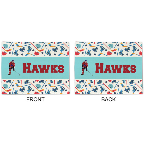 Hockey 2 Linen Placemat - APPROVAL (double sided)