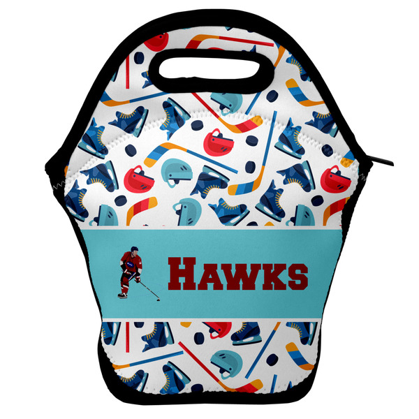 Custom Hockey 2 Lunch Bag w/ Name or Text