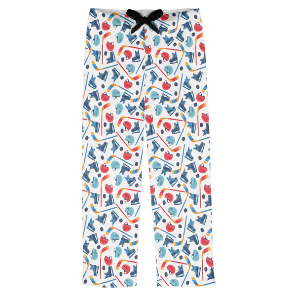 Custom Hockey 2 Mens Pajama Pants - XS