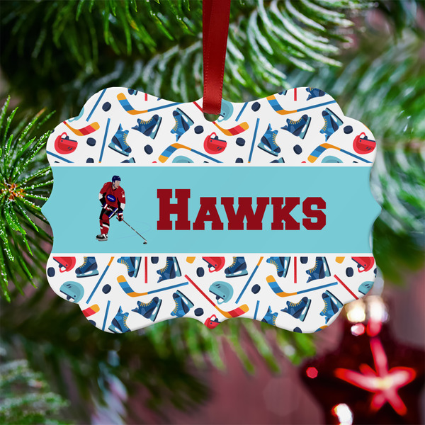 Hockey 2 Metal Benilux Ornament - Lifestyle