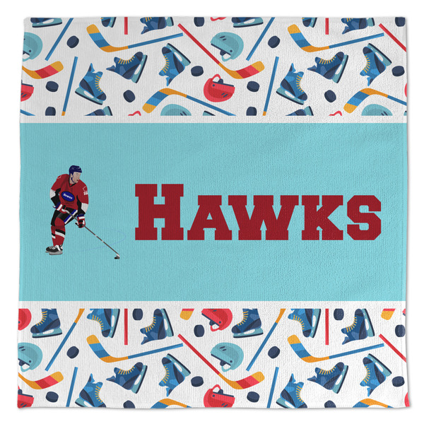 Custom Hockey 2 Microfiber Dish Towel (Personalized)