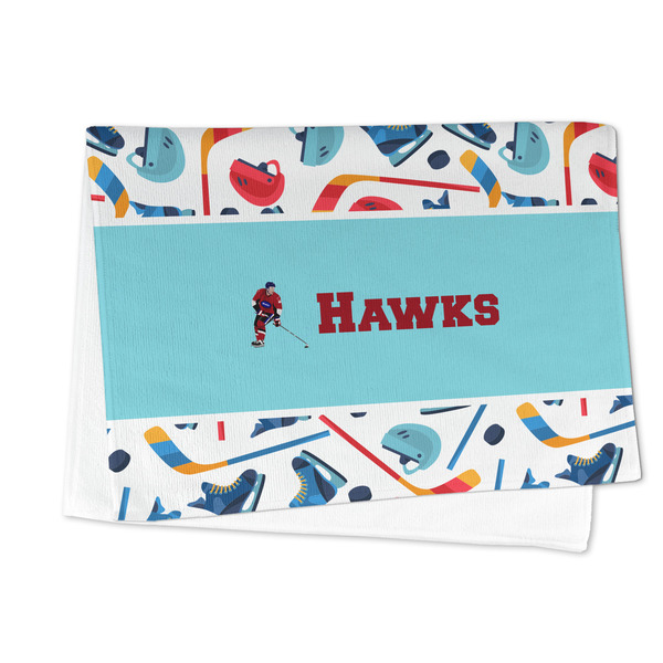Hockey 2 Microfiber Dish Towel - FOLDED HALF