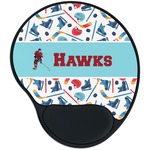 Hockey 2 Mouse Pad with Wrist Support