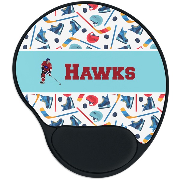 Custom Hockey 2 Mouse Pad with Wrist Support