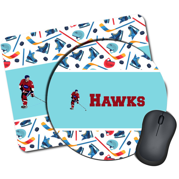 Custom Hockey 2 Mouse Pad (Personalized)
