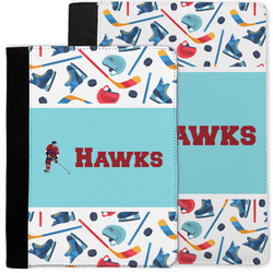 Hockey 2 Notebook Padfolio w/ Name or Text
