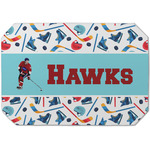 Hockey 2 Dining Table Mat - Octagon (Single-Sided) w/ Name or Text