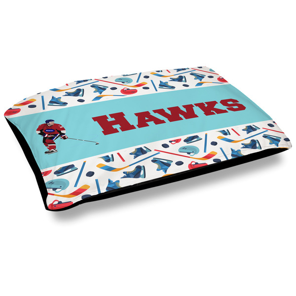 Custom Hockey 2 Dog Bed w/ Name or Text