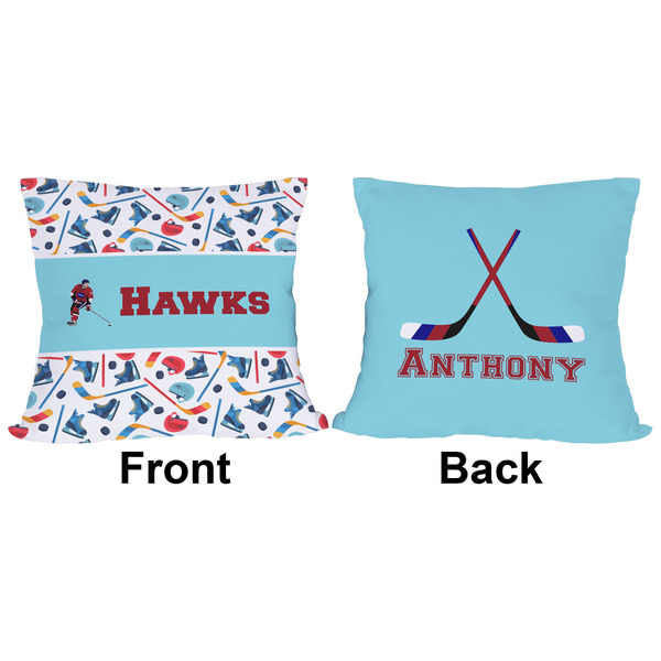 Hockey 2 Outdoor Pillow - 16x16