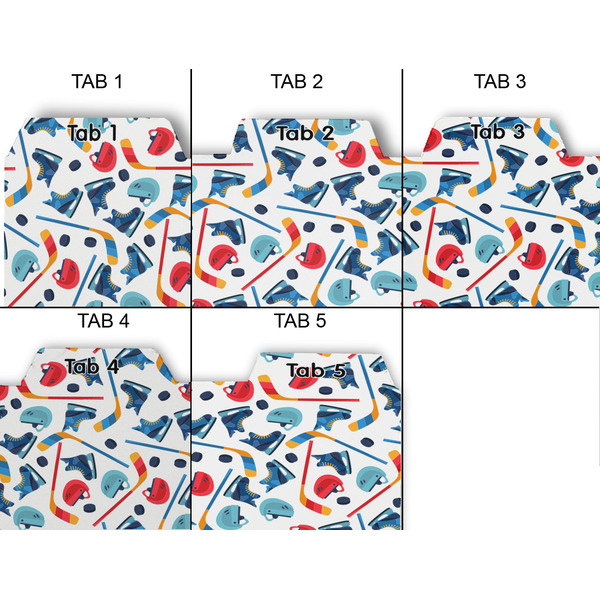 Hockey 2 Page Dividers - Set of 5 - Approval