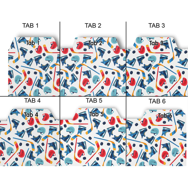 Hockey 2 Page Dividers - Set of 6 - Approval