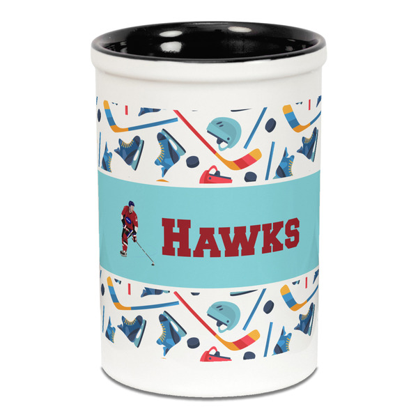 Hockey 2 Pencil Holder - Black