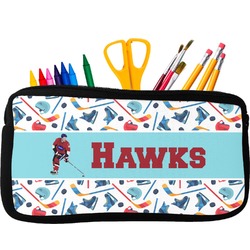 Hockey 2 Neoprene Pencil Case (Personalized)