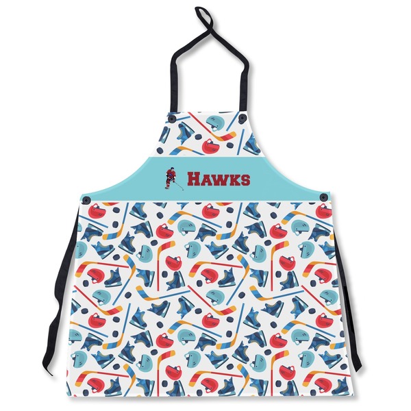 Custom Hockey 2 Apron Without Pockets w/ Name or Text