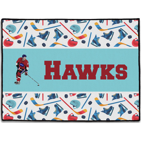 Custom Hockey 2 Door Mat (Personalized)