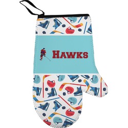 Hockey 2 Oven Mitt (Personalized)