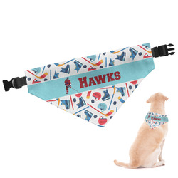 Hockey 2 Dog Bandana (Personalized)