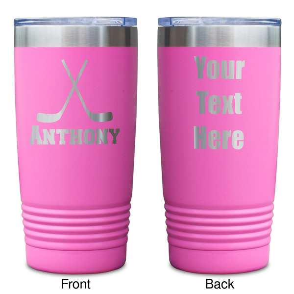 Hockey 2 Pink Polar Camel Tumbler - 20oz - Double Sided - Approval