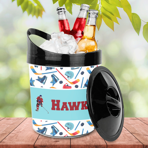 Hockey 2 Plastic Ice Bucket - LIFESTYLE