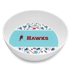 Hockey 2 Melamine Bowl - 8 oz (Personalized)