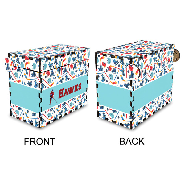 Hockey 2 Recipe Box - Full Color - Approval