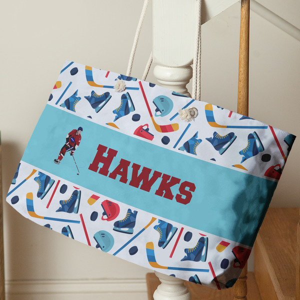 Hockey 2 Large Rope Tote - Life Style