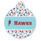 Hockey 2 Round Pet ID Tag (Personalized)