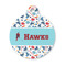 Hockey 2 Round Pet ID Tag - Small (Personalized)
