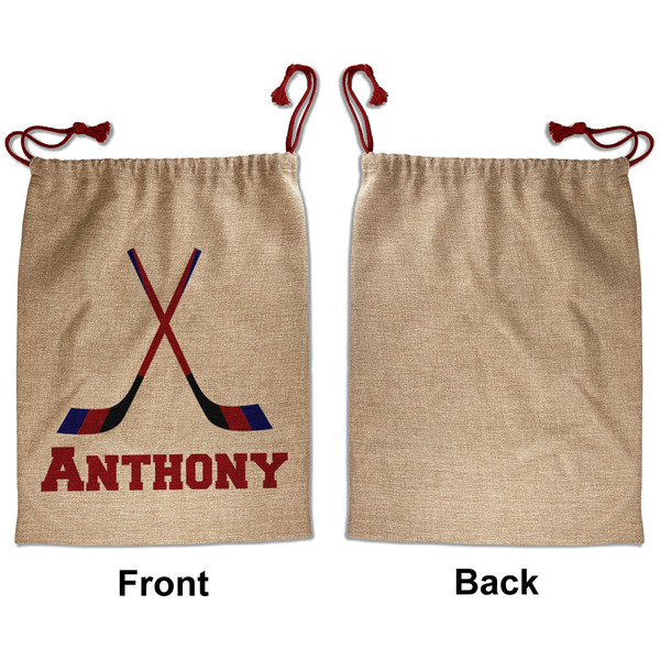Hockey 2 Santa Bag - Approval - Front