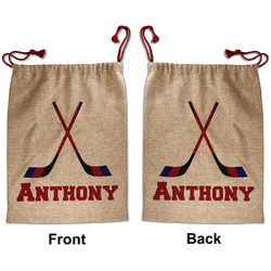 Hockey 2 Santa Sack - Front & Back (Personalized)