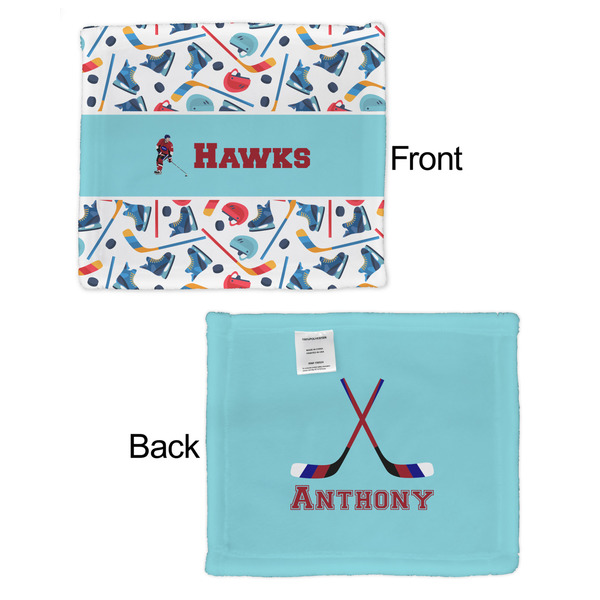 Hockey 2 Security Blanket - Front & Back View