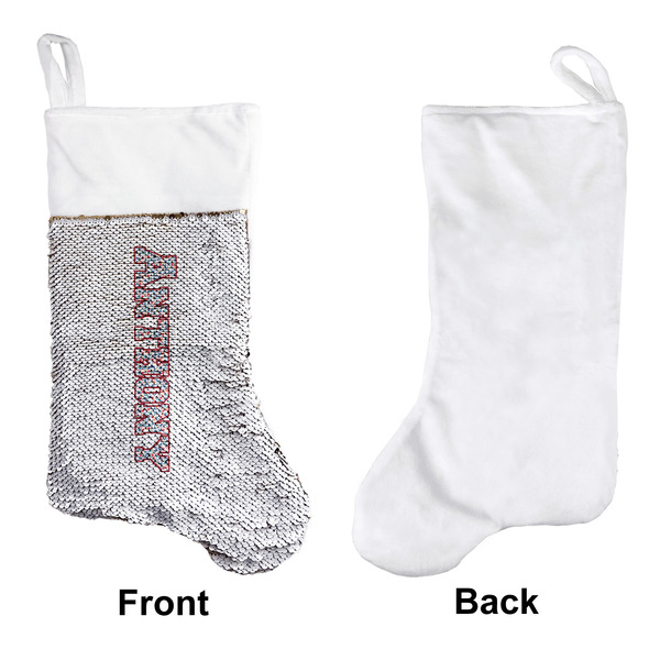 Hockey 2 Sequin Stocking - Approval