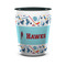 Hockey 2 Shot Glass - Two Tone - FRONT