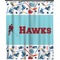 Hockey 2 Extra Long Shower Curtain - 70"x84" (Personalized)