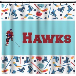Hockey 2 Shower Curtain - Custom Size (Personalized)
