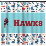 Hockey 2 Shower Curtain (Personalized)