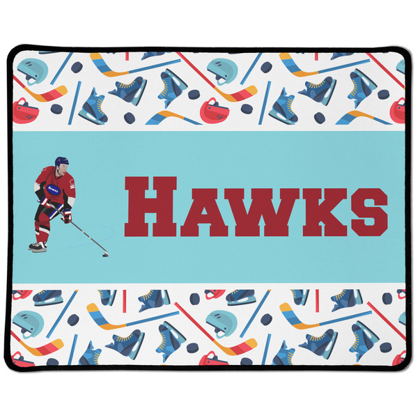 Custom Hockey 2 Large Gaming Mouse Pad - 12.5" x 10" (Personalized)