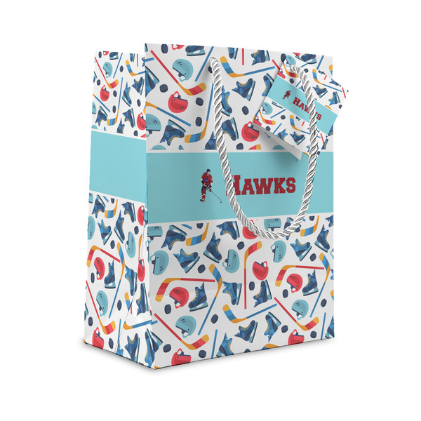 Custom Hockey 2 Small Gift Bag (Personalized)