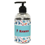 Hockey 2 Plastic Soap / Lotion Dispenser (8 oz - Small - Black) (Personalized)