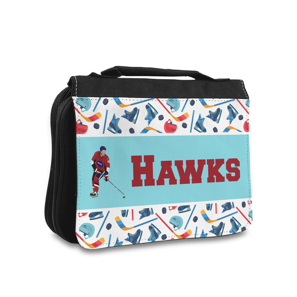 Custom Hockey 2 Toiletry Bag - Small (Personalized)