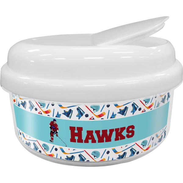 Custom Hockey 2 Snack Container (Personalized)