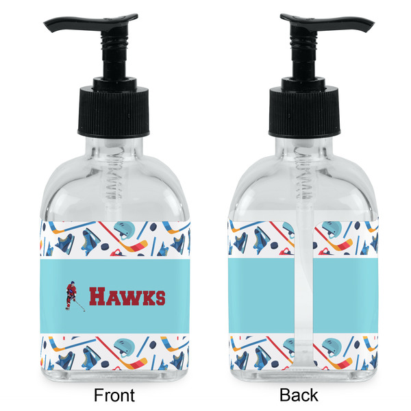 Hockey 2 Glass Soap/Lotion Dispenser - Approval