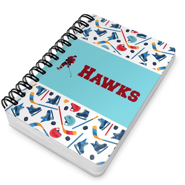 Hockey 2 Spiral Journal 5 x 7 - Main