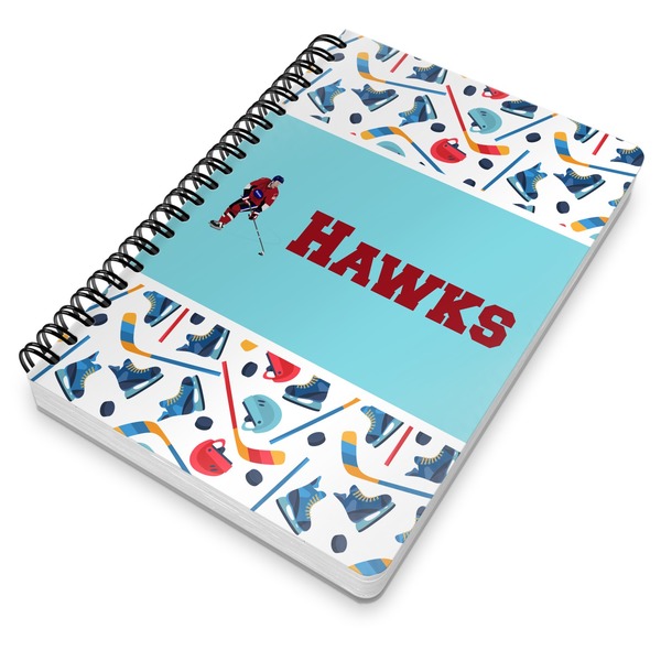 Hockey 2 Spiral Journal 7 x 10 - Main