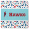 Hockey 2 Square Rubber Backed Coaster (Personalized)