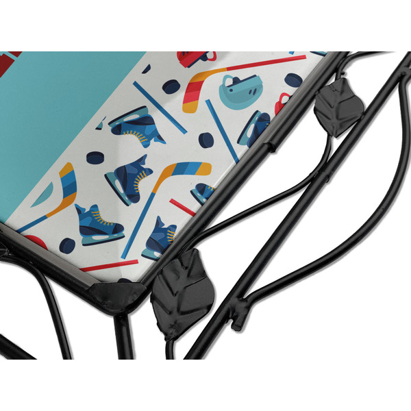 Hockey 2 Square Trivet - Detail