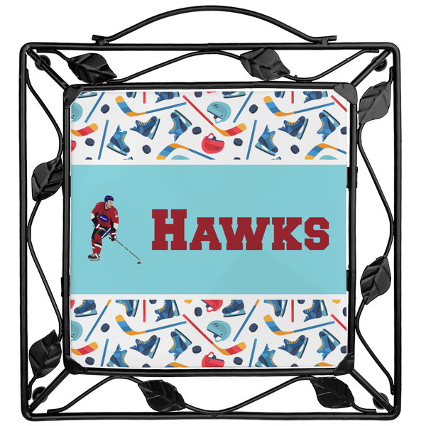 Custom Hockey 2 Square Trivet (Personalized)