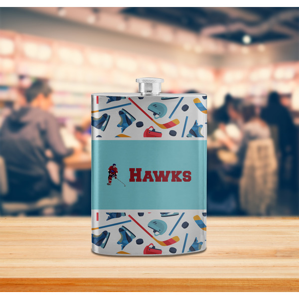 Hockey 2 Stainless Steel Flask - LIFESTYLE 2
